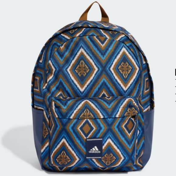 NWT FARM Rio Adidas Collaboration Backpack Abstract Geometric Print Colorful Bag main image 7